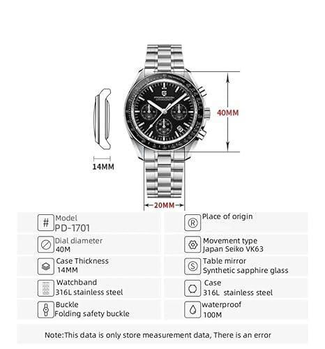 BD Men Watch, Silver Chronograph Watch, Stainless Steel Watch, Seiko Movement Watch, Men’s Luxury Watch, Waterproof Watch, Sapphire Glass Watch, Stylish Men Watch, Casual Formal Watch, Durable Wristwatch