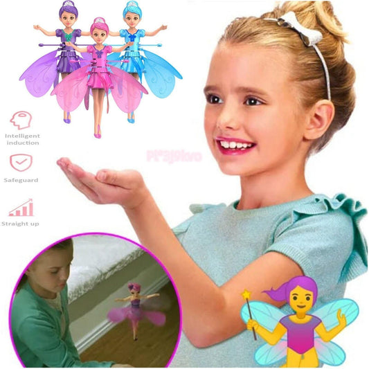 Magic Flying Fairy Princess Doll – Motion Sensor Flying Toy for Kids