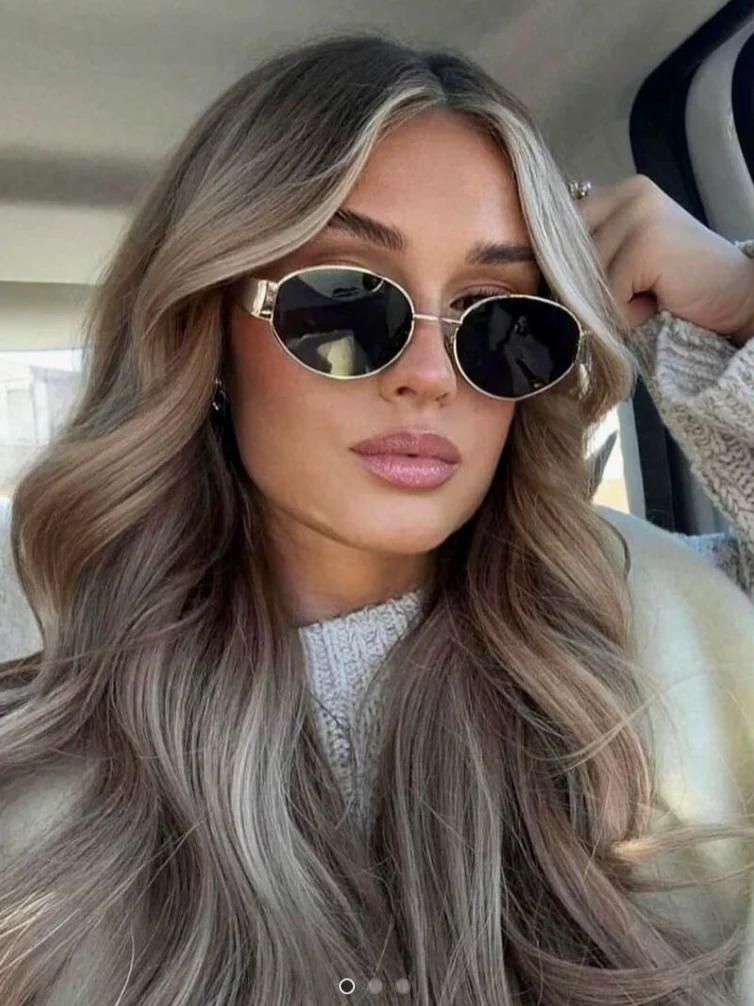 retro sunglasses, vintage oval glasses, women’s metal frame shades, UV protection eyewear, stylish sunglasses, trendy sun glasses, fashion eyewear