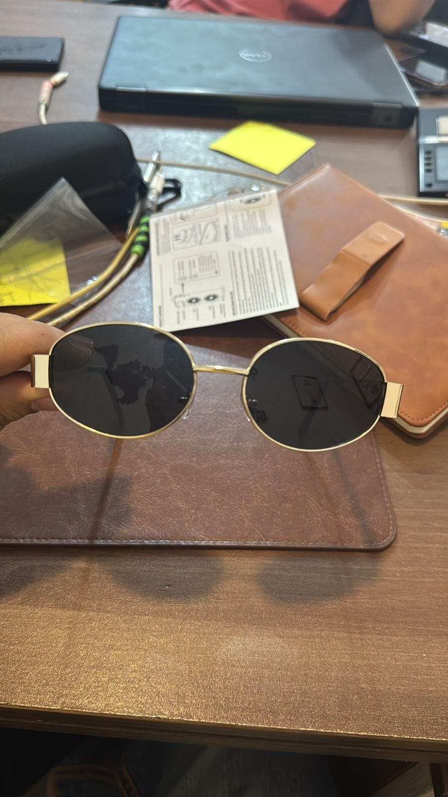 retro sunglasses, vintage oval glasses, women’s metal frame shades, UV protection eyewear, stylish sunglasses, trendy sun glasses, fashion eyewear