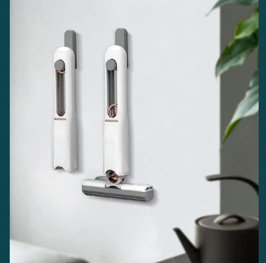 wall-mounted holder,
car,
Buy the Mini Mop Cleaning Tool for kitchen,
and reusable microfiber pad for effortless cleaning.,
and office.,
 Self-squeeze design,
360° rotation,

